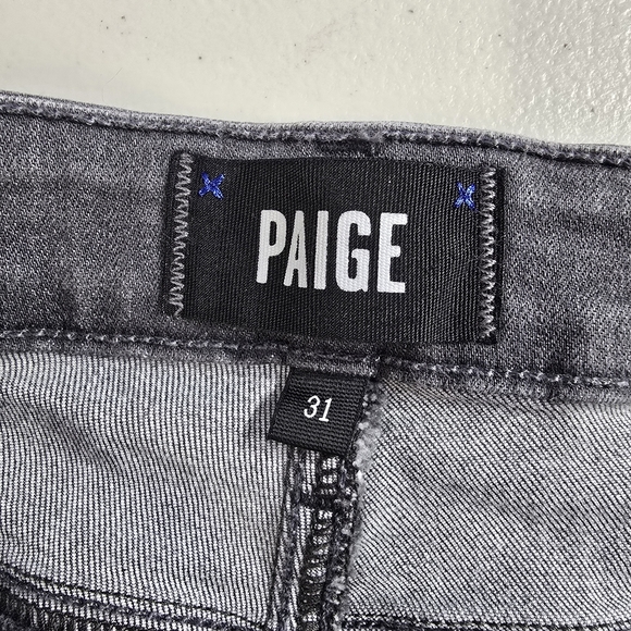 Paige  jeans hoxton ultra skinny style Size  Women's 31 Gray - Picture 5 of 11